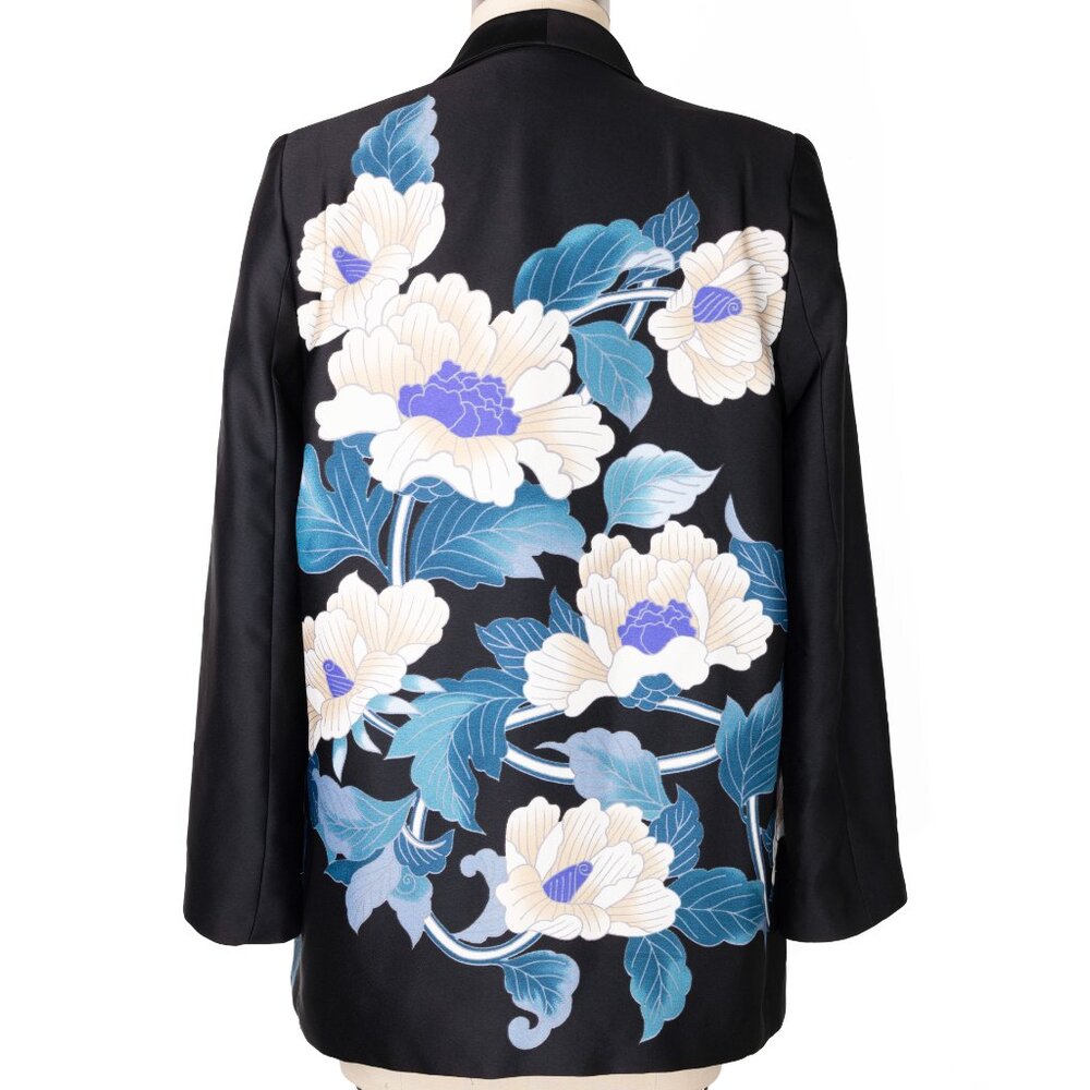 Zara Woman Floral Kimono Blazer Jacket – Size XS - Picture 3 of 12